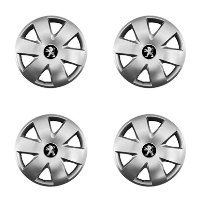 Set 4 capace roti 16 inchi (R16) compatibile PEUGEOT 106, 107, 206, 207, 306, 307, 308, 406, 407, EXPERT, PARTNER, 3008, Model -417