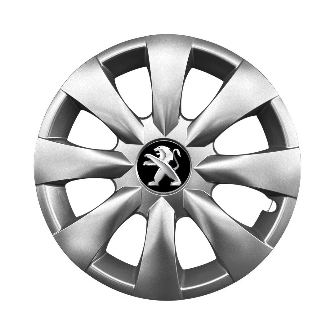Set 4 capace roti potrivite jantelor de 15 inch compatibile Peugeout, Model - 316