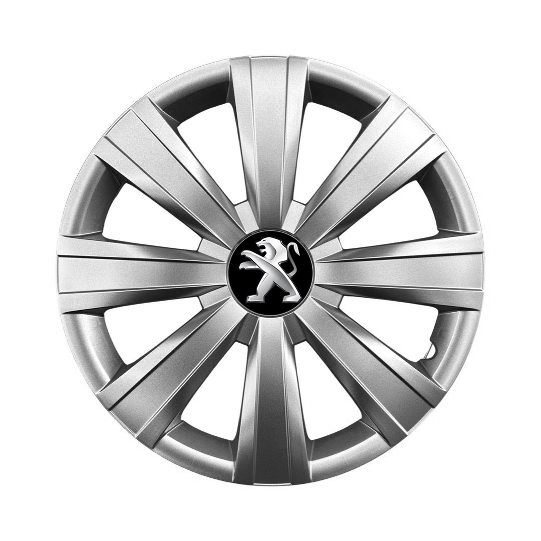 Set 4 capace roti 15 inchi (R15) compatibile Peugeot, Model - 328