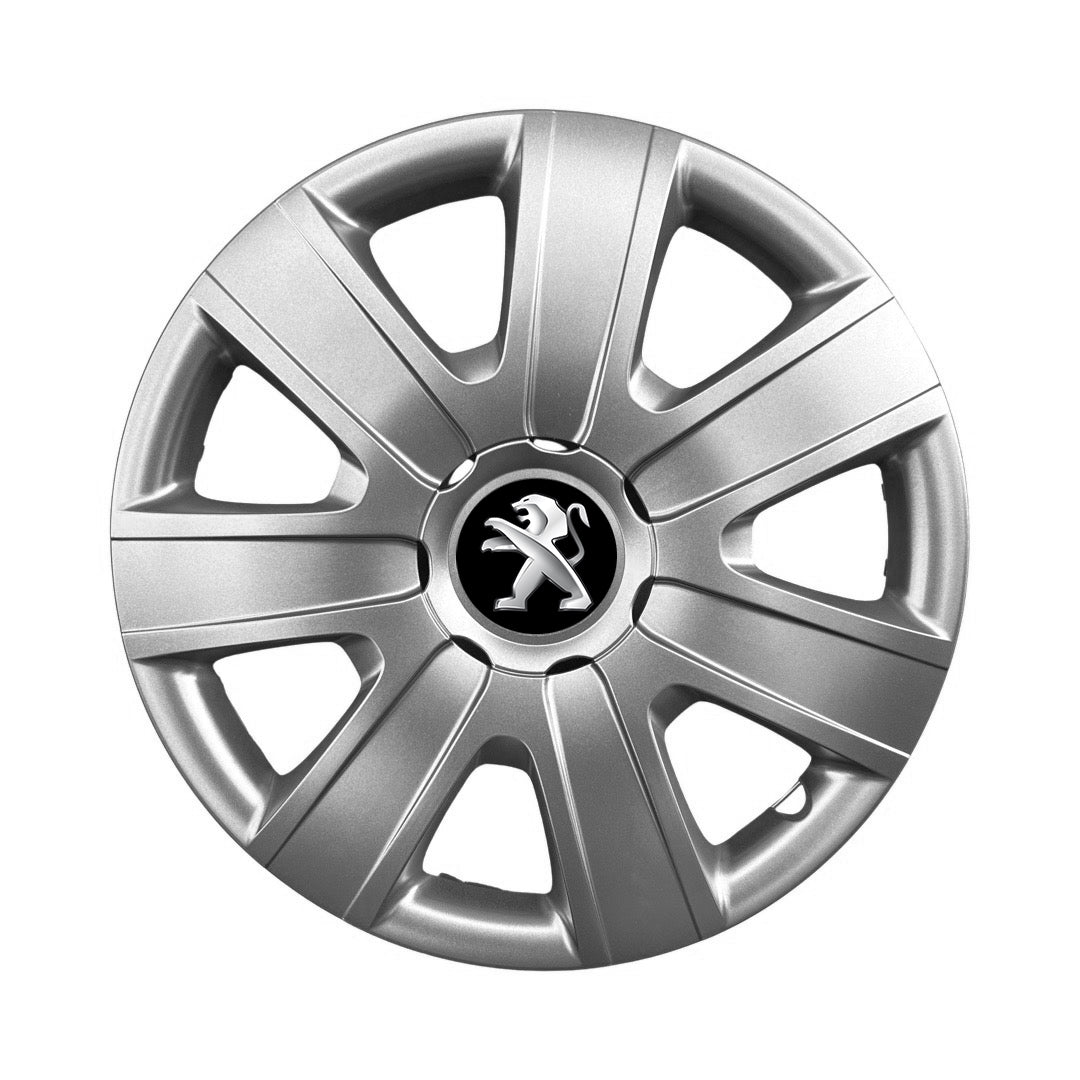 Set 4 capace roti 16 inchi (R16) compatibile PEUGEOT 106, 107, 206, 207, 306, 307, 308, 406, 407, EXPERT, PARTNER, 3008, Model -415