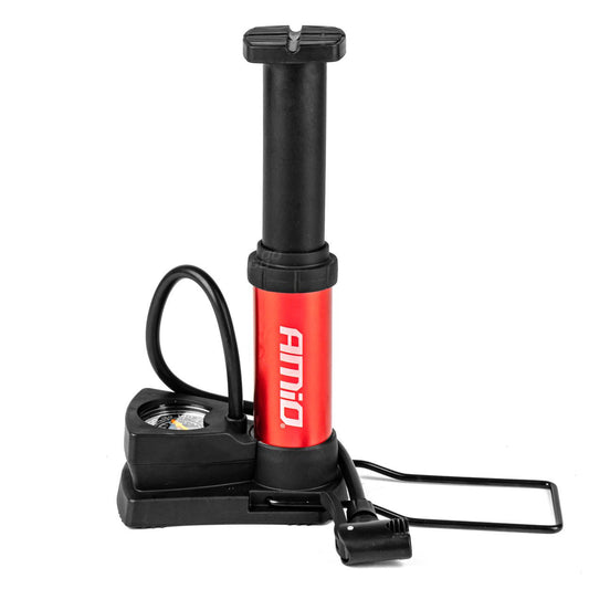 Pompa de picior metalica MINI PU03 cu manometru