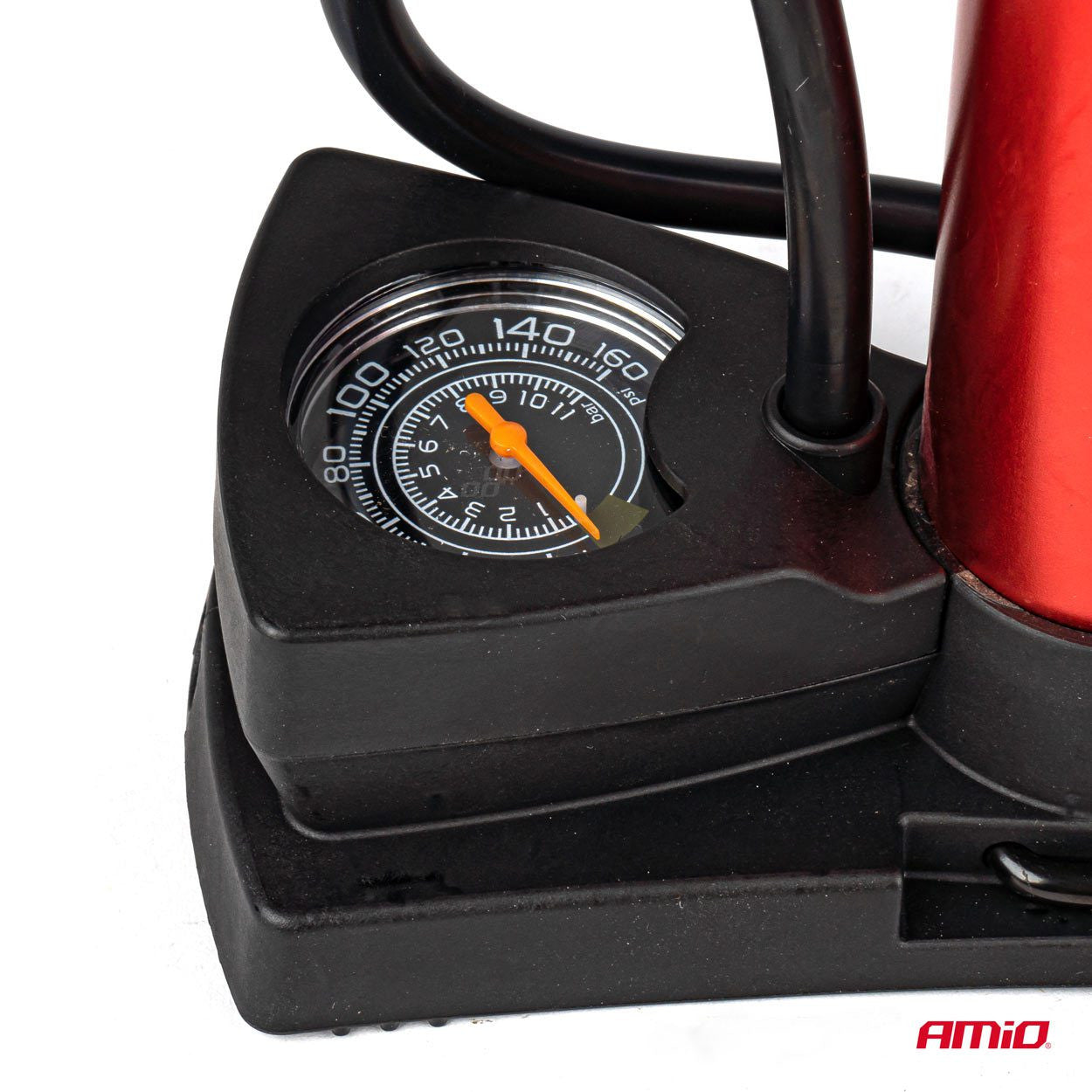 Pompa de picior metalica MINI PU03 cu manometru