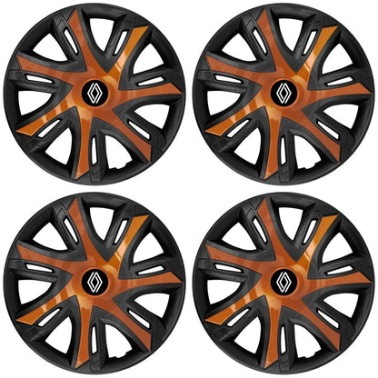 Set 4 capace roti Power bicolor cooper R16 Compatibil Cu Renault Nou