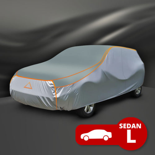 Prelată auto impermeabilă anti-grindină pentru sedan, mărimea L, 483 x 178 x 120 cm