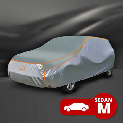 Prelată auto impermeabilă anti-grindină pentru sedan, mărimea M, 431 x 165 x 120 cm