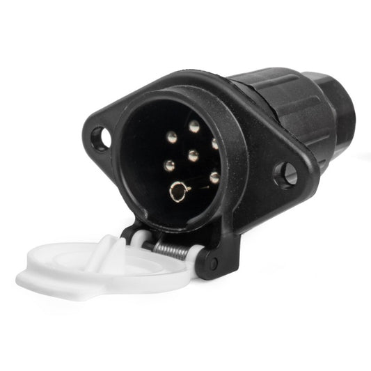 Priză remorcă din plastic cu 7 pini, tip S 24V