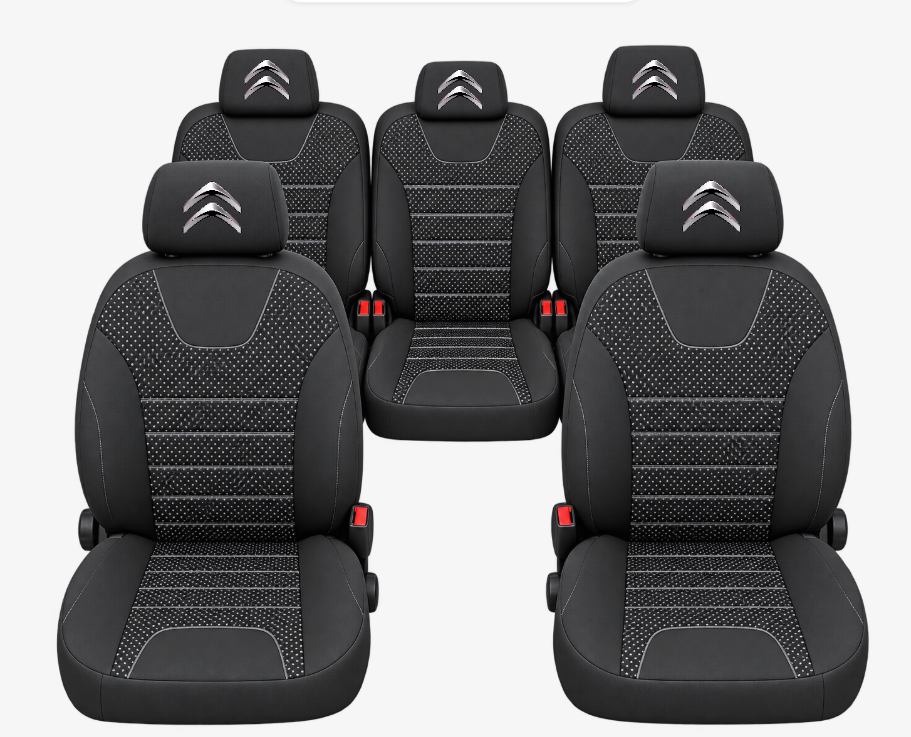 Huse Scaune Auto Individuale 5 locuri, universale, compatibile cu Citroën Grand C4 Picasso