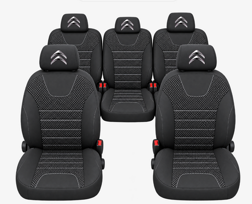 Huse Scaune Auto Individuale 5 locuri, universale, compatibile cu Citroën Grand C4 Picasso