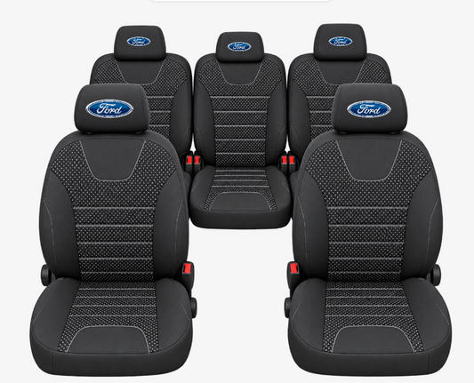 Huse Scaune Auto Individuale 5 locuri, universale, compatibile cu Ford Tourneo Connect