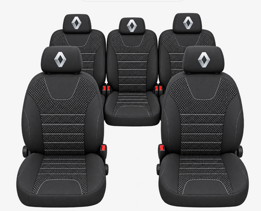 Huse Scaune Auto Individuale 5 locuri, universale, compatibile cu Renault Scenic