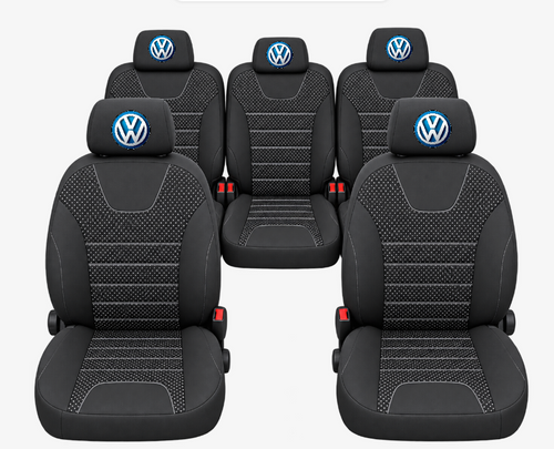 Huse Scaune Auto Individuale 5 locuri, universale, compatibile cu Volkswagen Touran