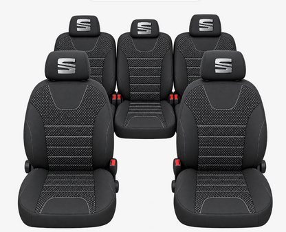 Huse Scaune Auto Individuale 5 locuri, universale, compatibile cu Seat Alhambra