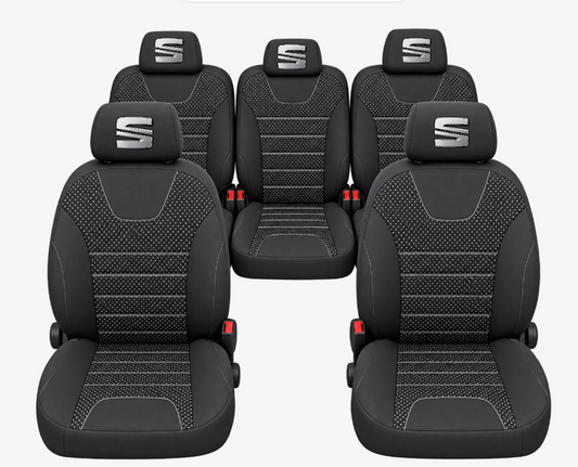 Huse Scaune Auto Individuale 5 locuri, universale, compatibile cu Seat Alhambra
