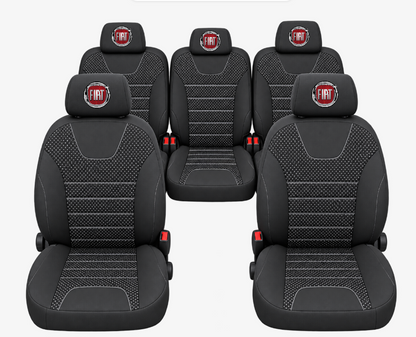Huse Scaune Auto Individuale 5 locuri, universale, compatibile cu Fiat Doblo
