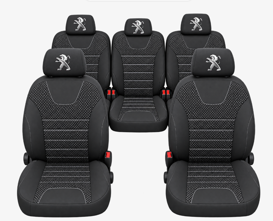 Huse Scaune Auto Individuale 5 locuri, universale, compatibile cu Peugeot 807