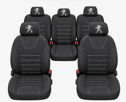 Huse Scaune Auto Individuale 5 locuri, universale, compatibile cu Peugeot 807