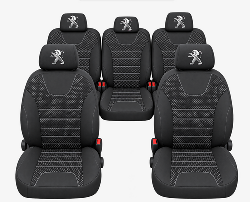 Huse Scaune Auto Individuale 5 locuri, universale, compatibile cu Peugeot 807