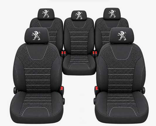 Huse Scaune Auto Individuale 5 locuri, universale, compatibile cu Peugeot 807