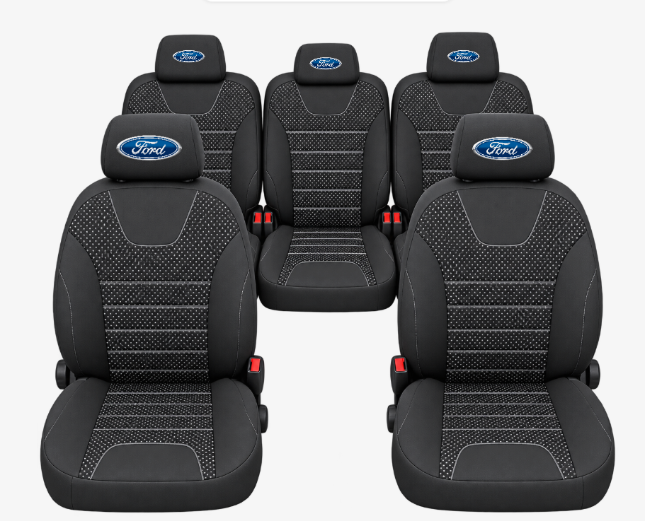 Huse Scaune Auto Individuale 5 locuri, universale, compatibile cu Ford Transit Connect