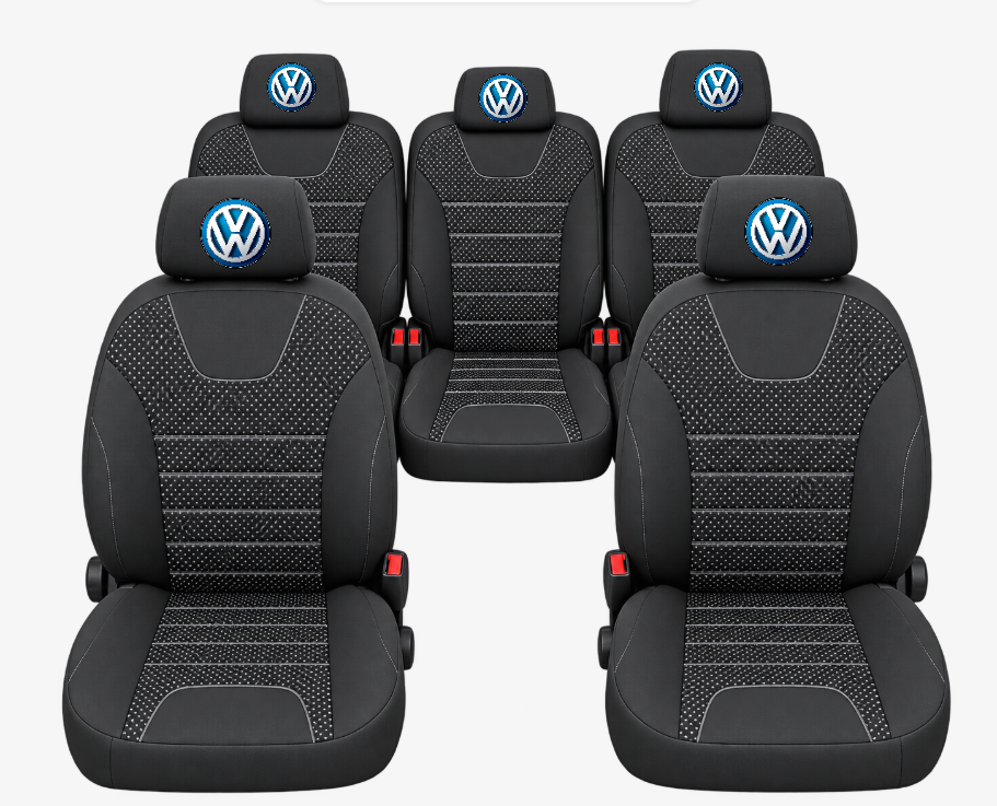 Huse Scaune Auto Individuale 5 locuri, universale, compatibile cu Volkswagen Sharan
