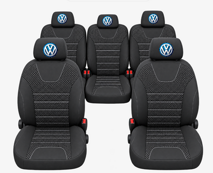 Huse Scaune Auto Individuale 5 locuri, universale, compatibile cu Volkswagen Sharan