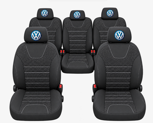 Huse Scaune Auto Individuale 5 locuri, universale, compatibile cu Volkswagen Sharan