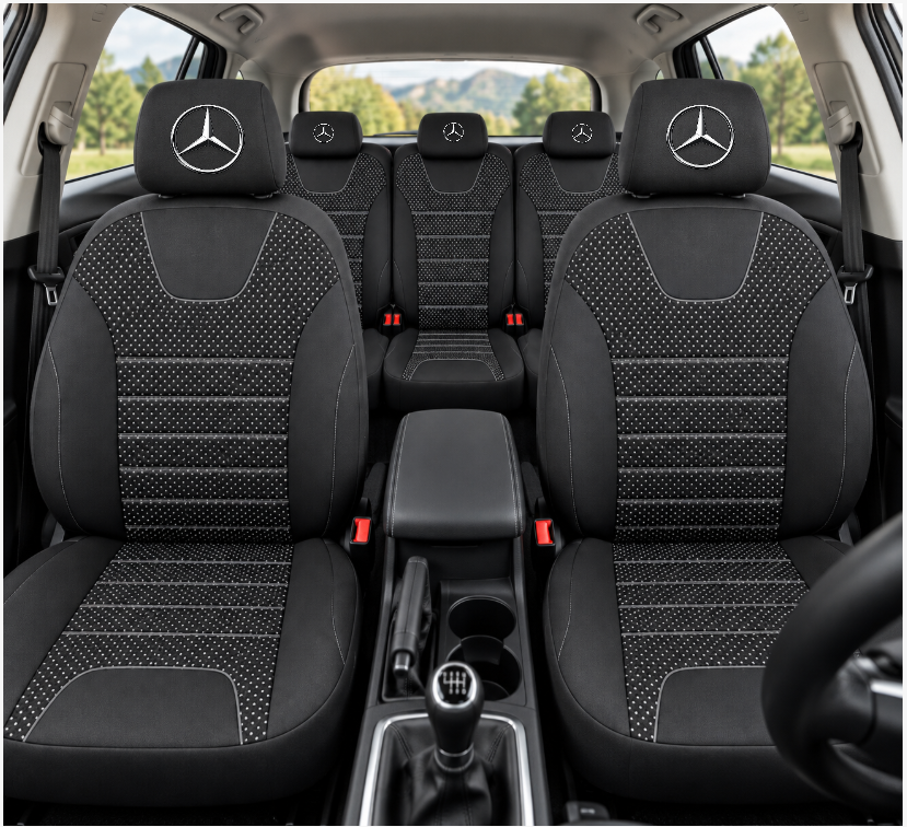 Huse Scaune Auto Individuale 5 locuri, universale, compatibile cu Mercedes Viano