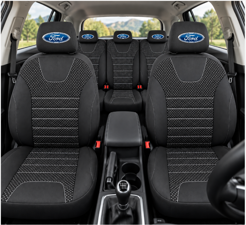 Huse Scaune Auto Individuale 5 locuri, universale, compatibile cu Ford Tourneo Connect