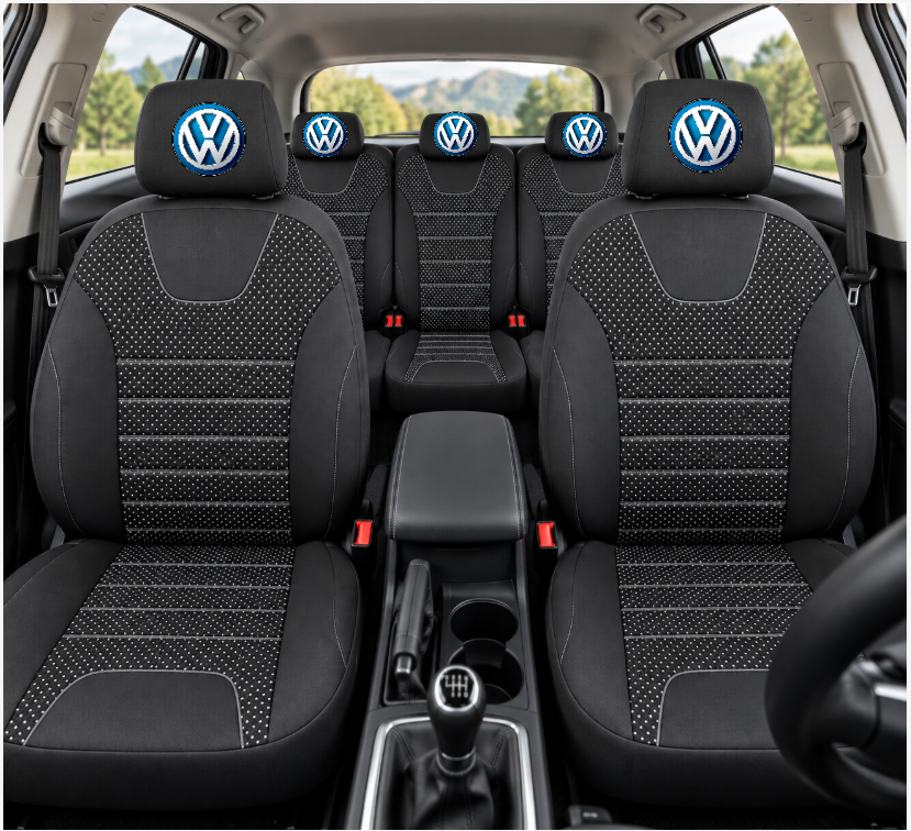 Huse Scaune Auto Individuale 5 locuri, universale, compatibile cu Volkswagen Touran