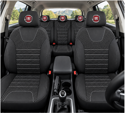 Huse Scaune Auto Individuale 5 locuri, universale, compatibile cu Fiat Doblo