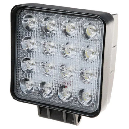 Proiector Auto 16 LED -uri, Offroad 48W 12V-24V, Patrat