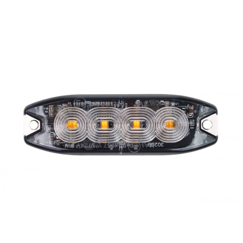 Proiector, lumina ambră pentru grătar 4x3W LED R65 R10 12/24V IP67