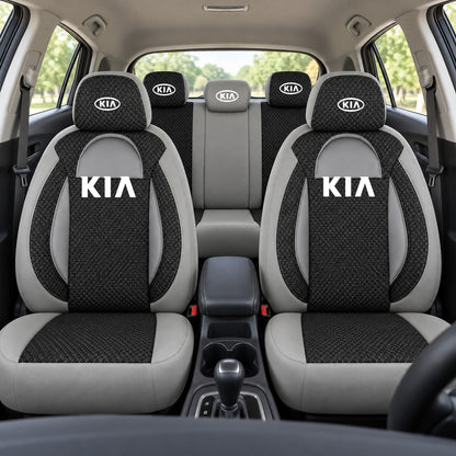 Set huse scaune Racing gri cu negru cu logo Kia