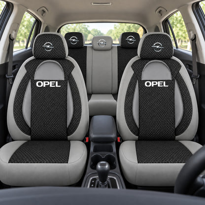 Set huse scaune Racing gri cu negru cu logo Opel
