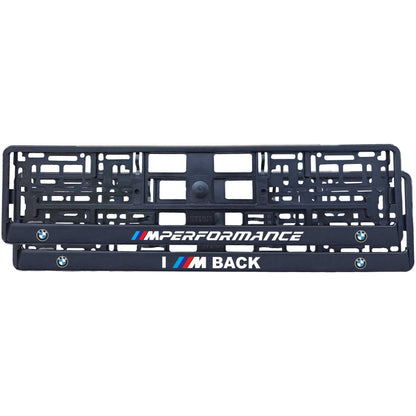Set suport numar inmatriculare personalizat BMW MPerformance
