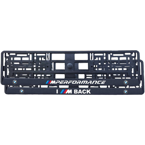 Set suport numar inmatriculare personalizat BMW MPerformance