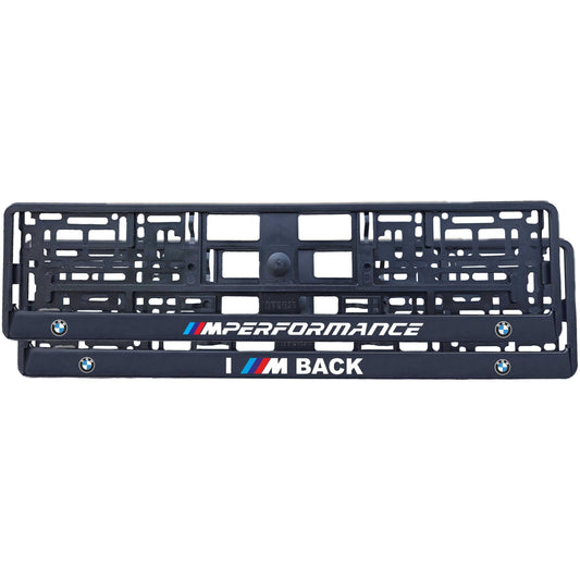 Set suport numar inmatriculare personalizat BMW MPerformance