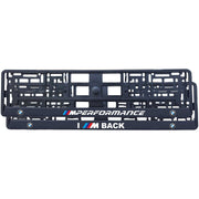Set suport numar inmatriculare personalizat BMW MPerformance