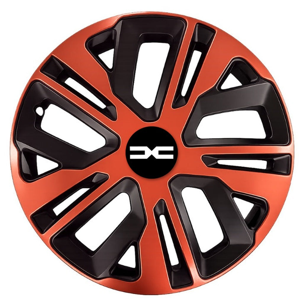 Set 4 Capace Roti 14 inch (R14), Raven Cupru-Negru Compatibil Cu Dacia Nou