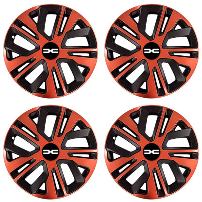 Set 4 Capace Roti 14 inch (R14), Raven Cupru-Negru Compatibil Cu Dacia Nou