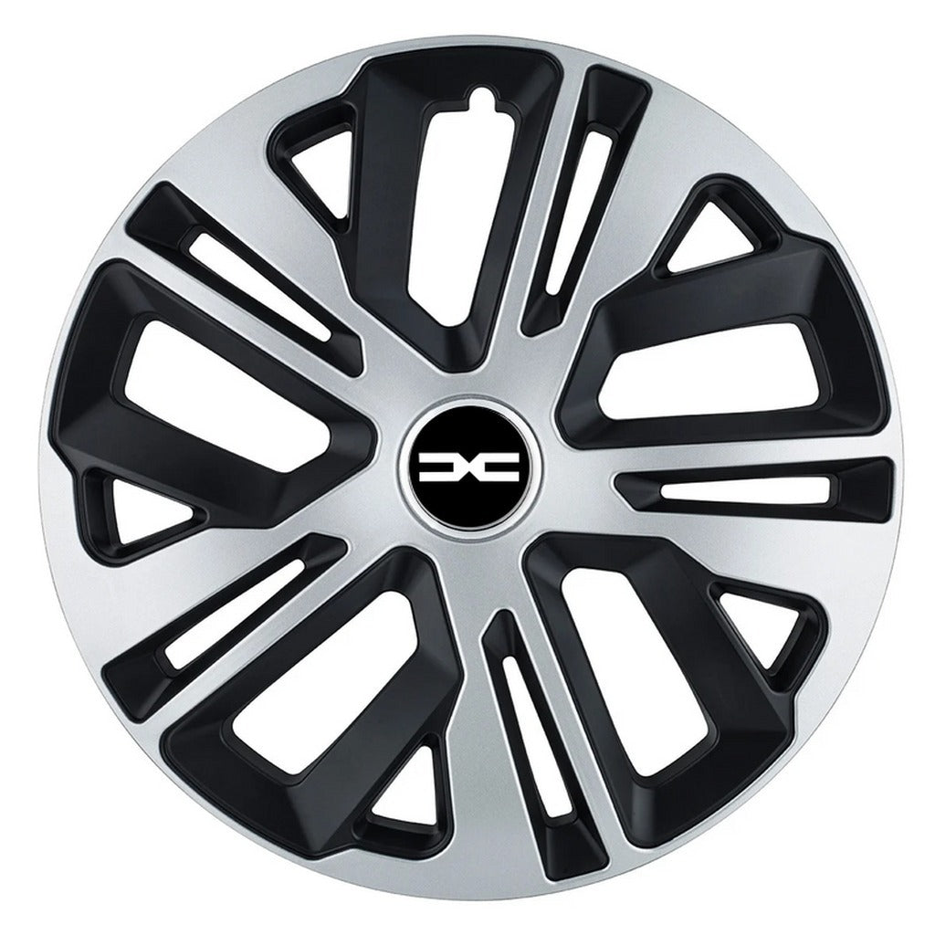 Set 4 Capace Roti 14 inchi (R14) Raven Gri-Negru, Compatibile Cu Dacia Nou