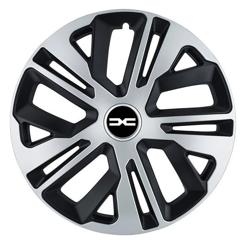 Set 4 Capace Roti 15 inchi (R15) Raven Gri-Negru, Compatibile Cu Dacia Nou