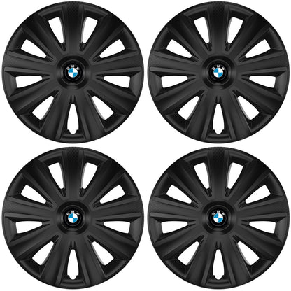 Set 4 capace roti 14 inchi (R14) compatibile BMW, Model Aviator Negru