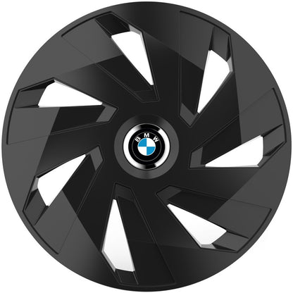 Set 4 capace roti 15 inchi (R15) compatibile BMW, Model Vector Negru