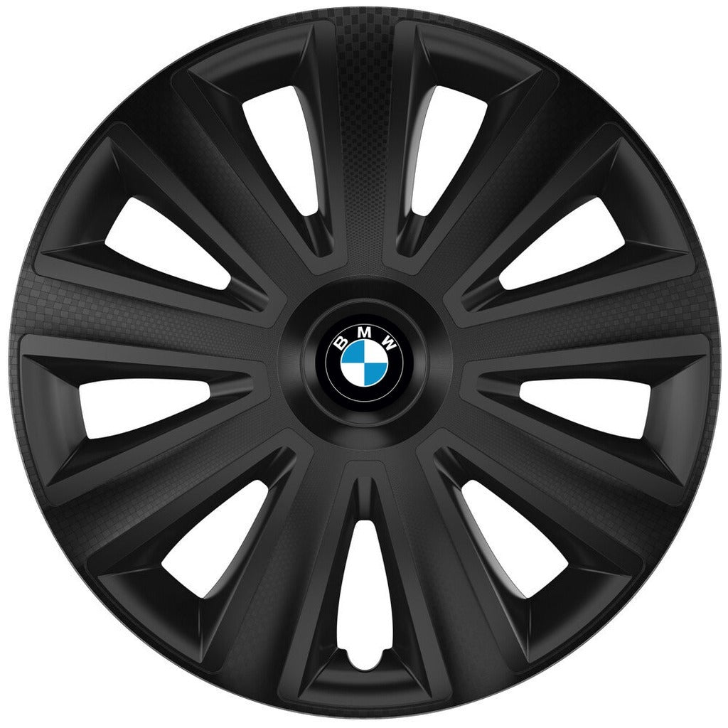 Set 4 capace roti 15 inchi (R15) compatibile BMW, Model Aviator Negru