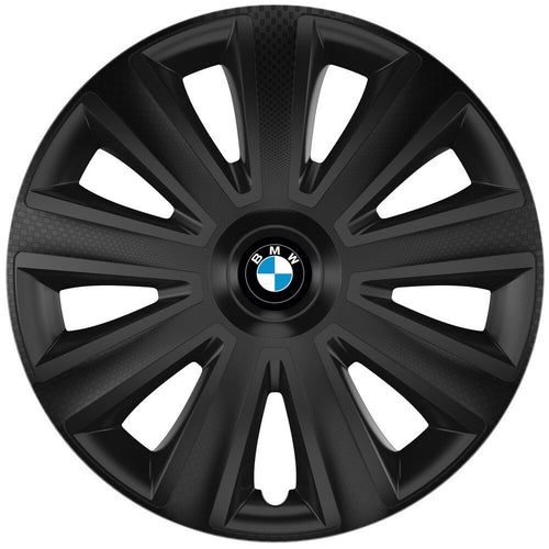 Set 4 capace roti 15 inchi (R15) compatibile BMW, Model Aviator Negru