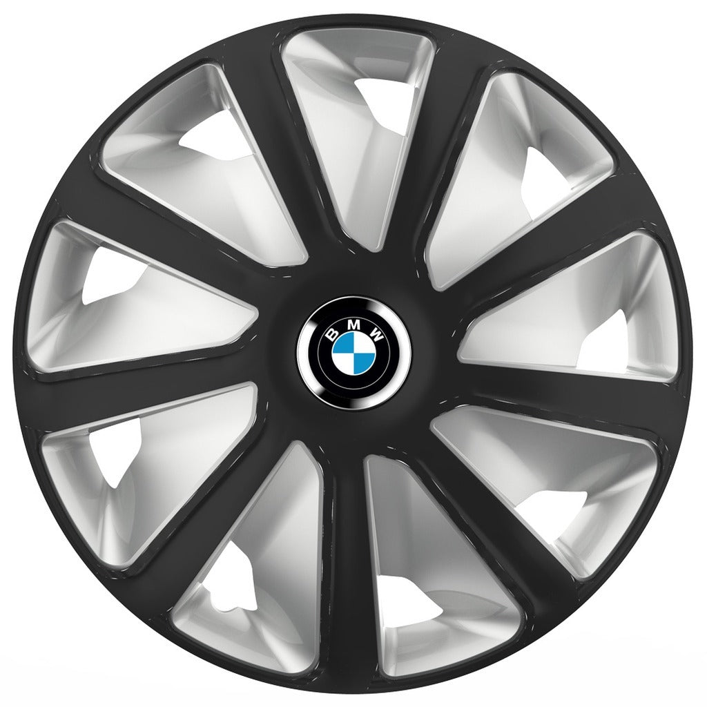 Set 4 capace roti 16 inchi (R16) compatibile BMW, Model Van Negru-Gri