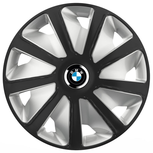 Set 4 capace roti 16 inchi (R16) compatibile BMW, Model Van Negru-Gri