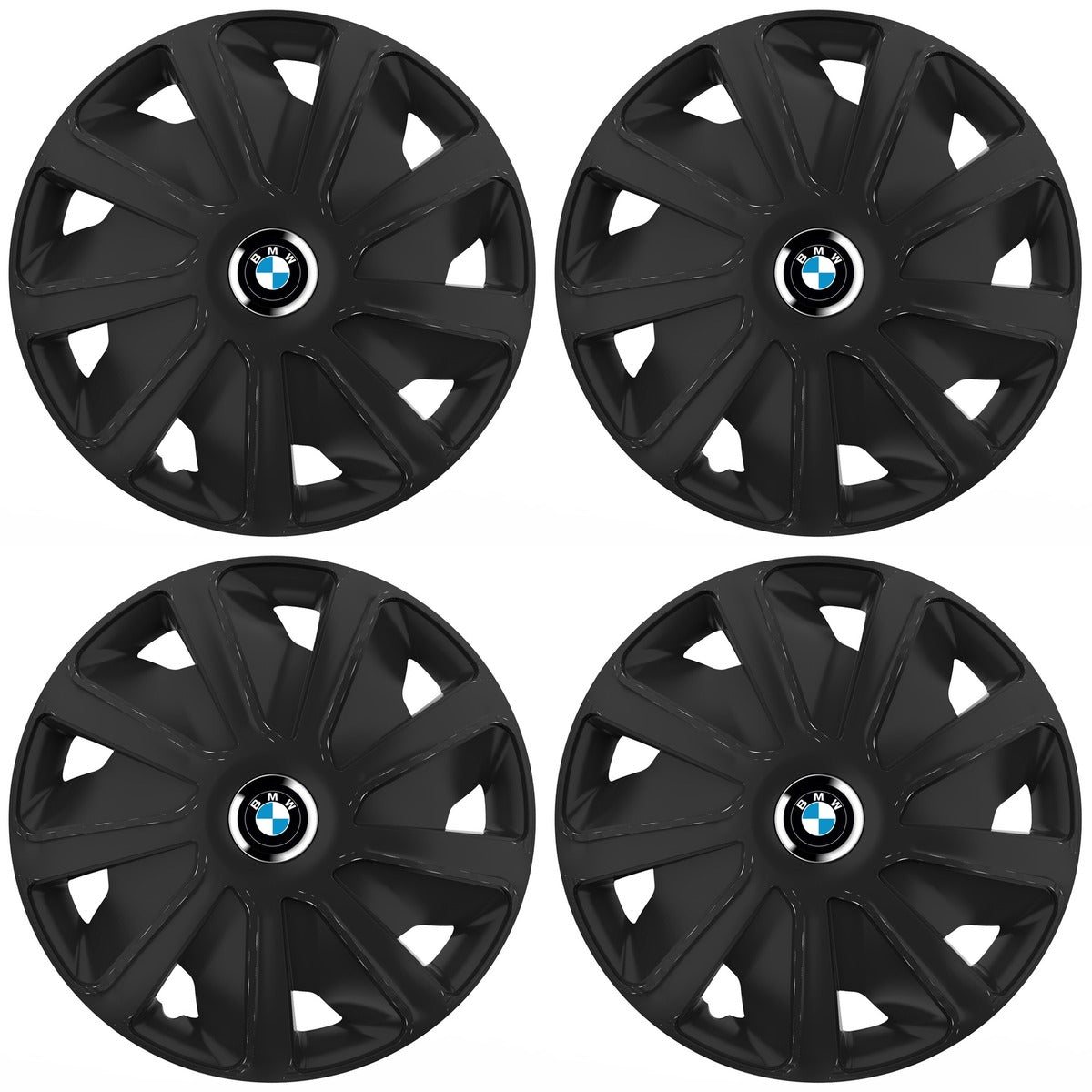 Set 4 capace roti 16 inchi (R16) compatibile BMW, Model Van Negru