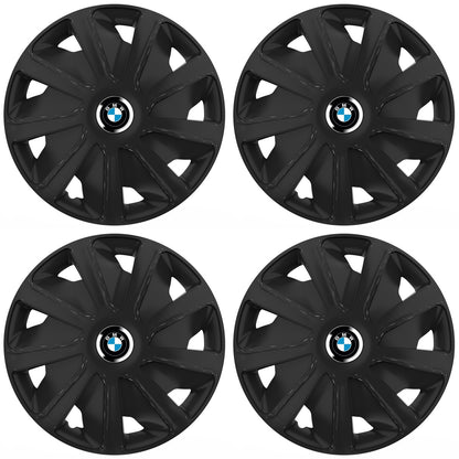 Set 4 capace roti 16 inchi (R16) compatibile BMW, Model Van Negru